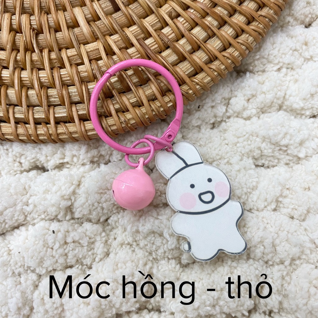 Móc Khoá Gắn Mica Hoạt Hình (1cái)