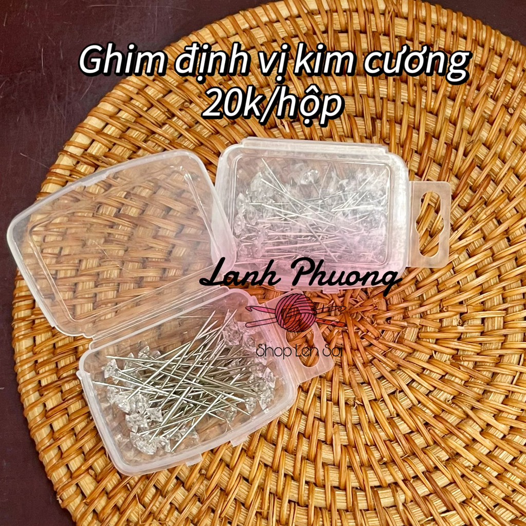 Hộp Ghim Định Vị Kim Cương