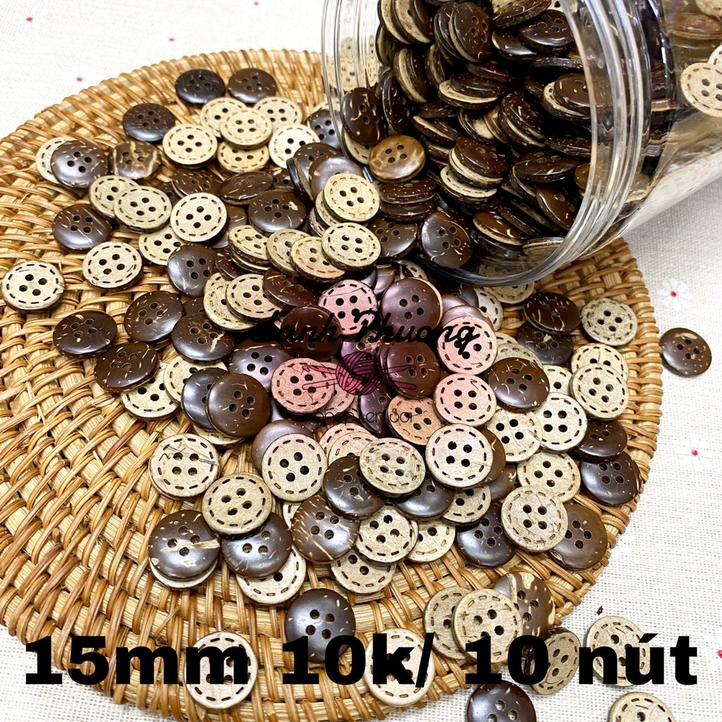 ⚫️Nút Dừa (set 10 cái)