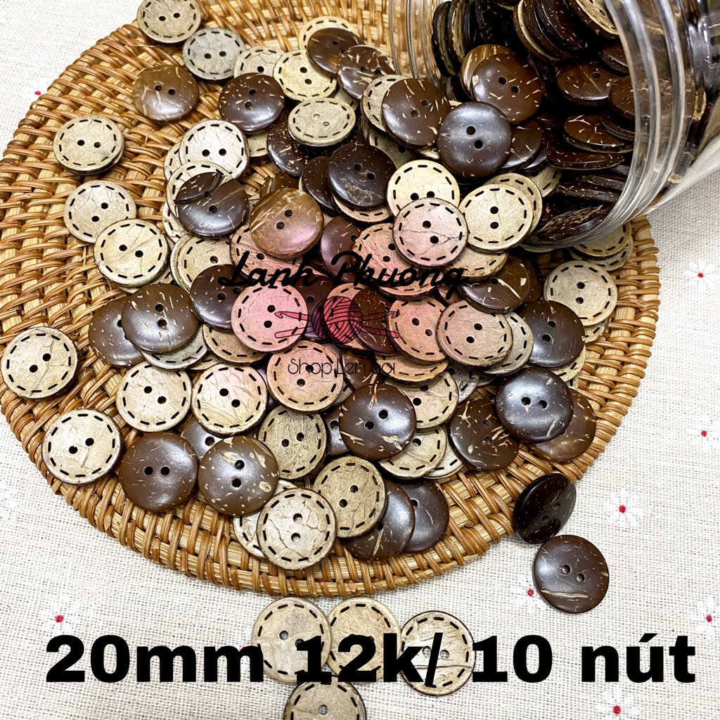 ⚫️Nút Dừa (set 10 cái)