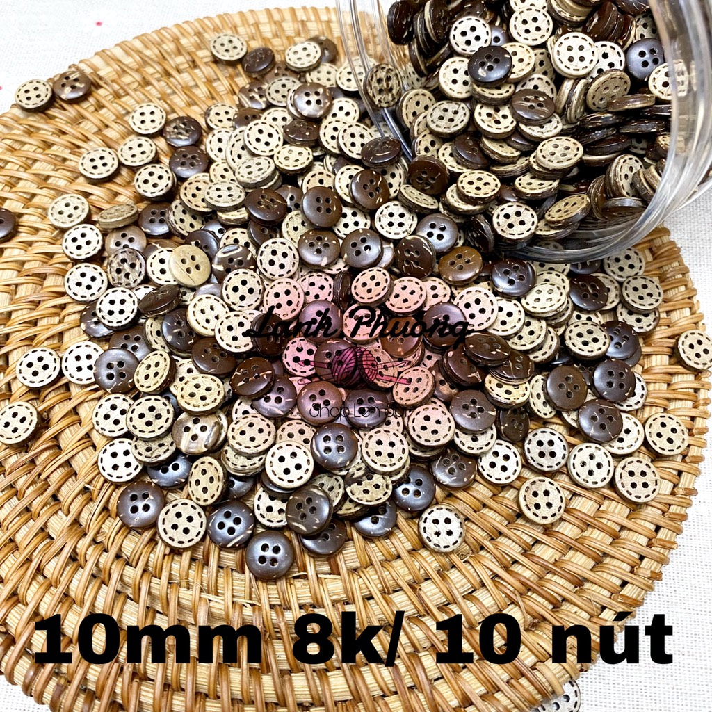 ⚫️Nút Dừa (set 10 cái)