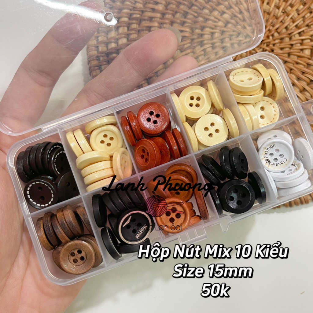 Hộp Nút Mix 10 Kiểu