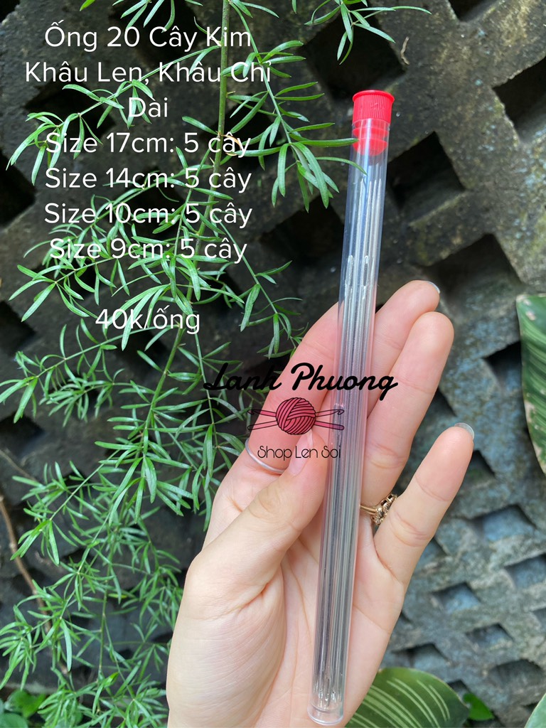 Ống Kim Khâu Dài 20 Cây