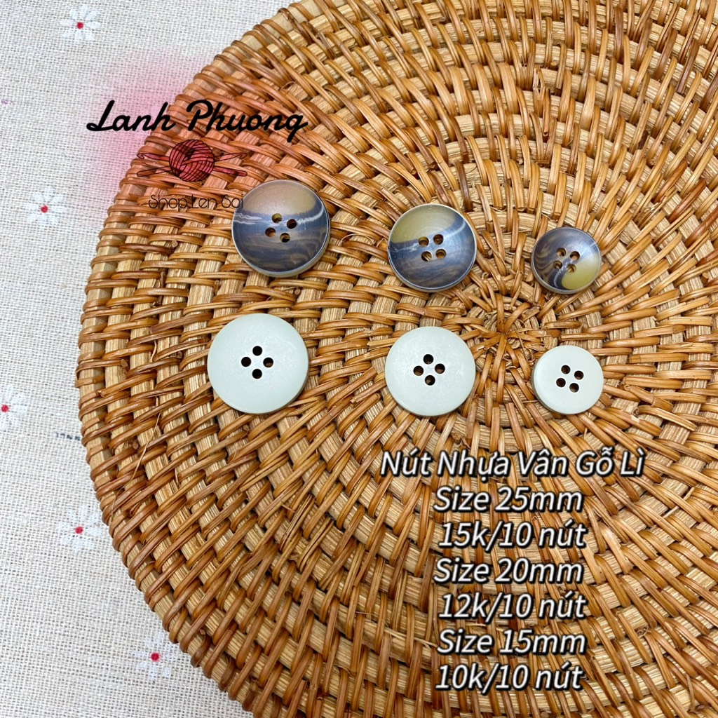 Nút Nhựa Vân Gỗ Lì (1cái)