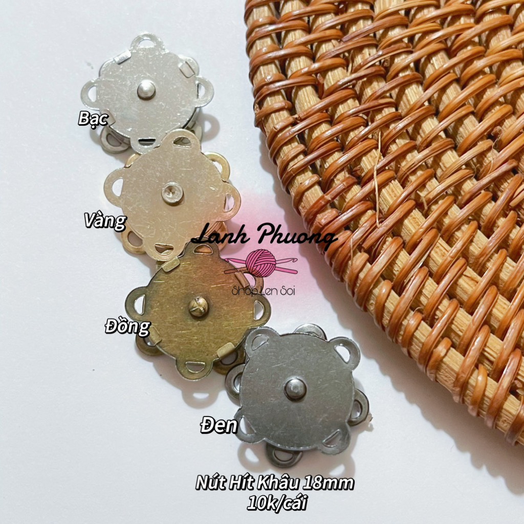 Nút Hít Khâu Lớn 18mm