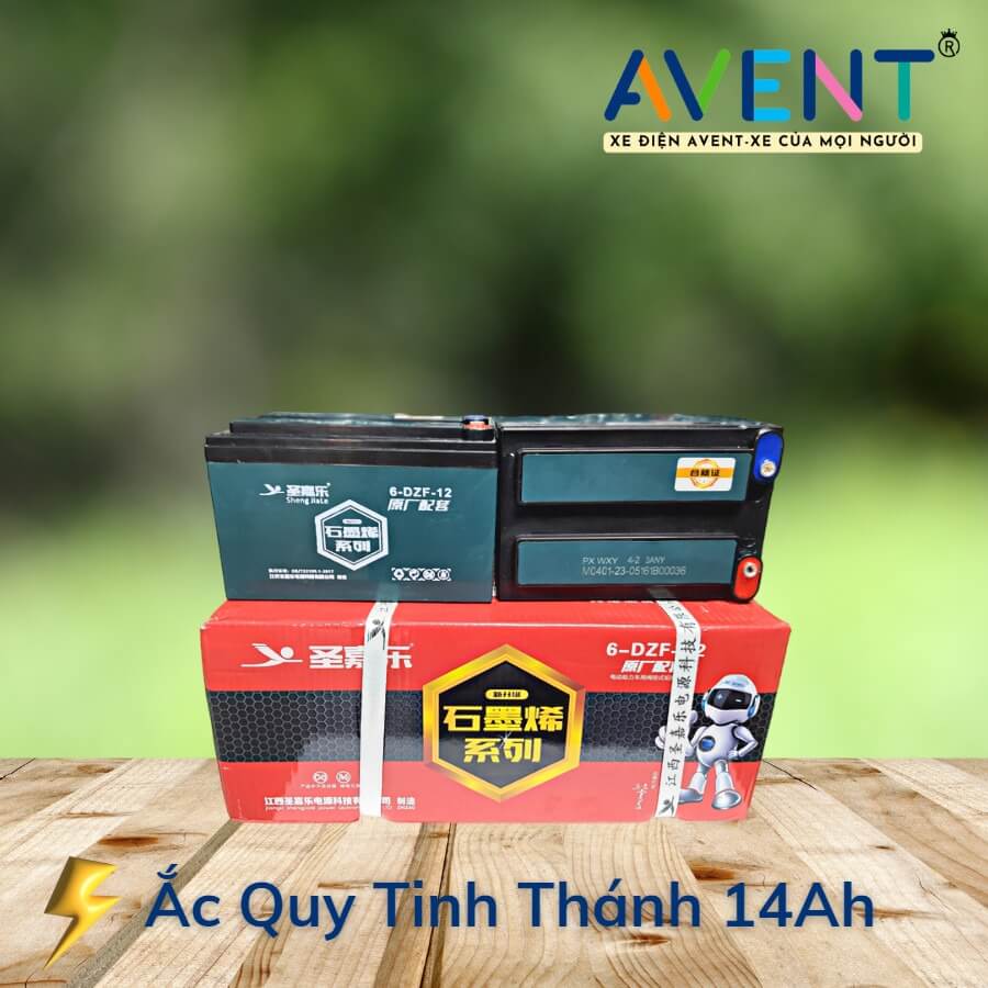 Ắc Quy Xe Đạp Điện Tinh Thánh 14Ah