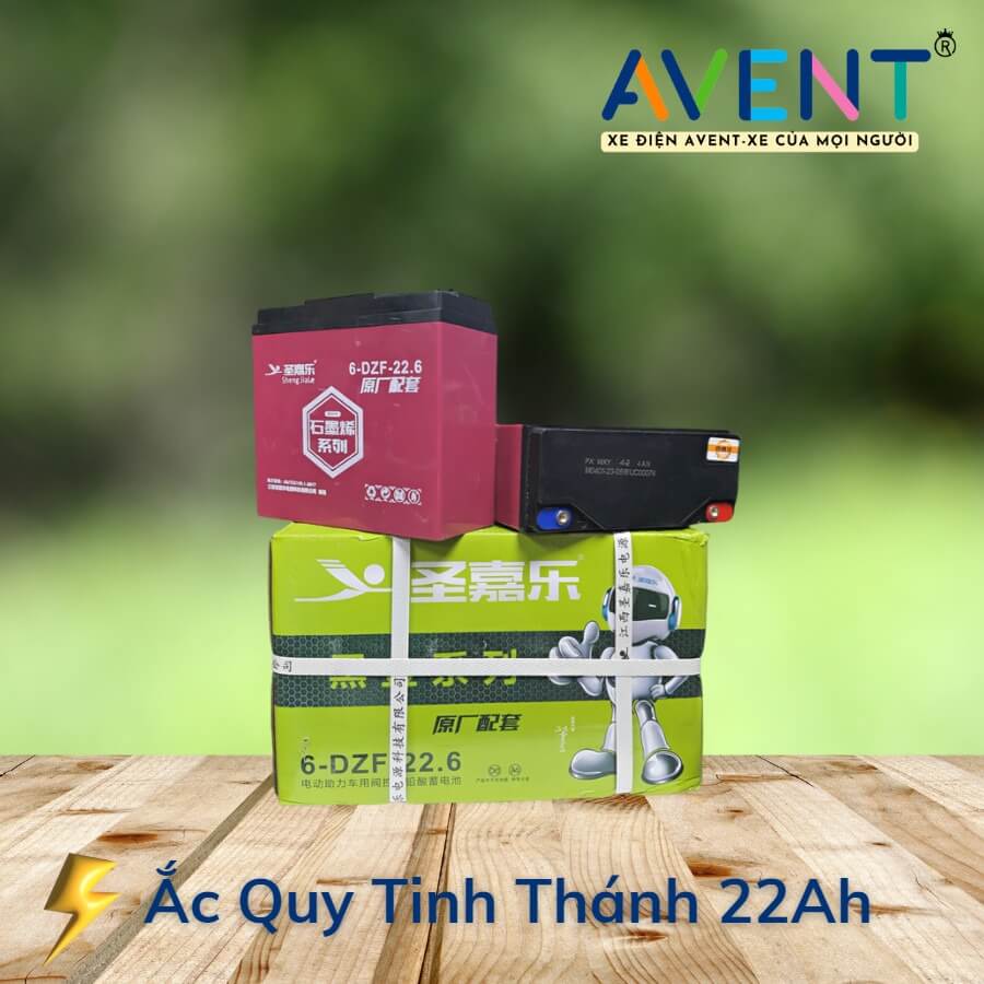 Ắc Quy Xe Đạp Điện Tinh Thánh 22AH