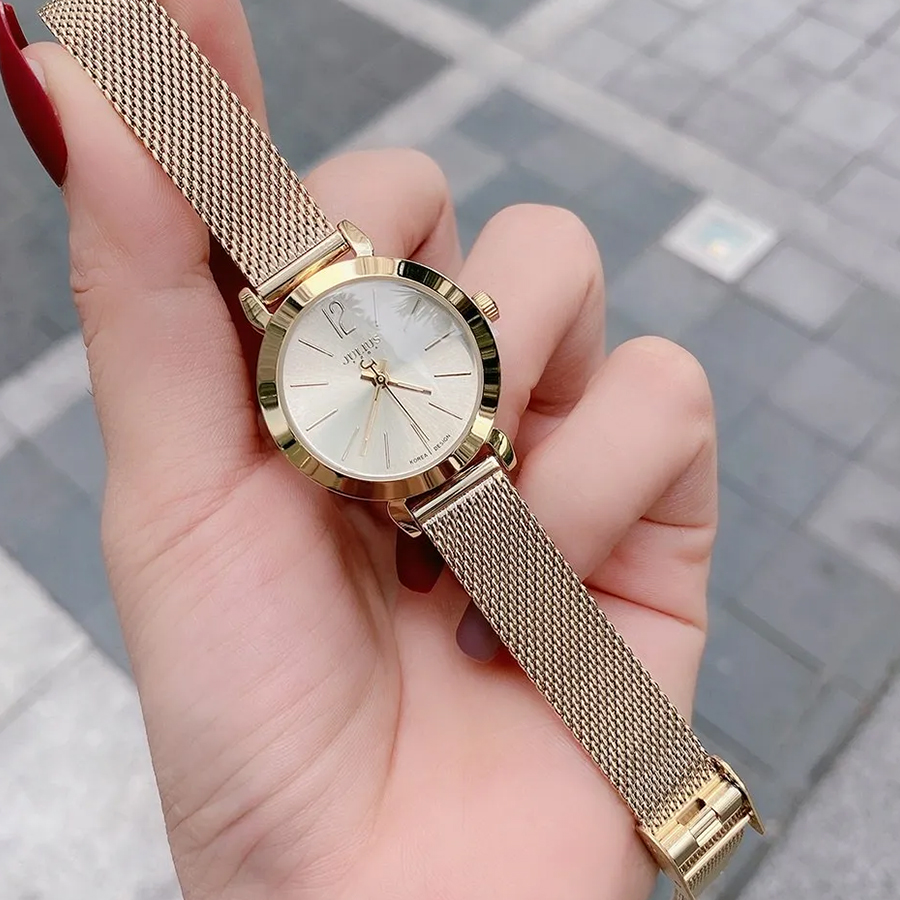 Đồng Hồ Nữ JA-732D Julius Hàn Quốc Dây Thép