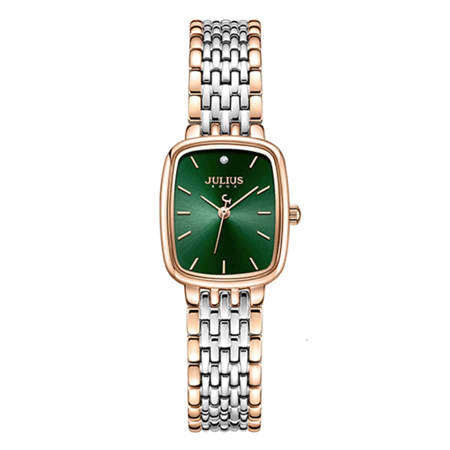 Đồng Hồ Nữ JA-1349 Julius Hàn Quốc Dây Thép (2 màu)