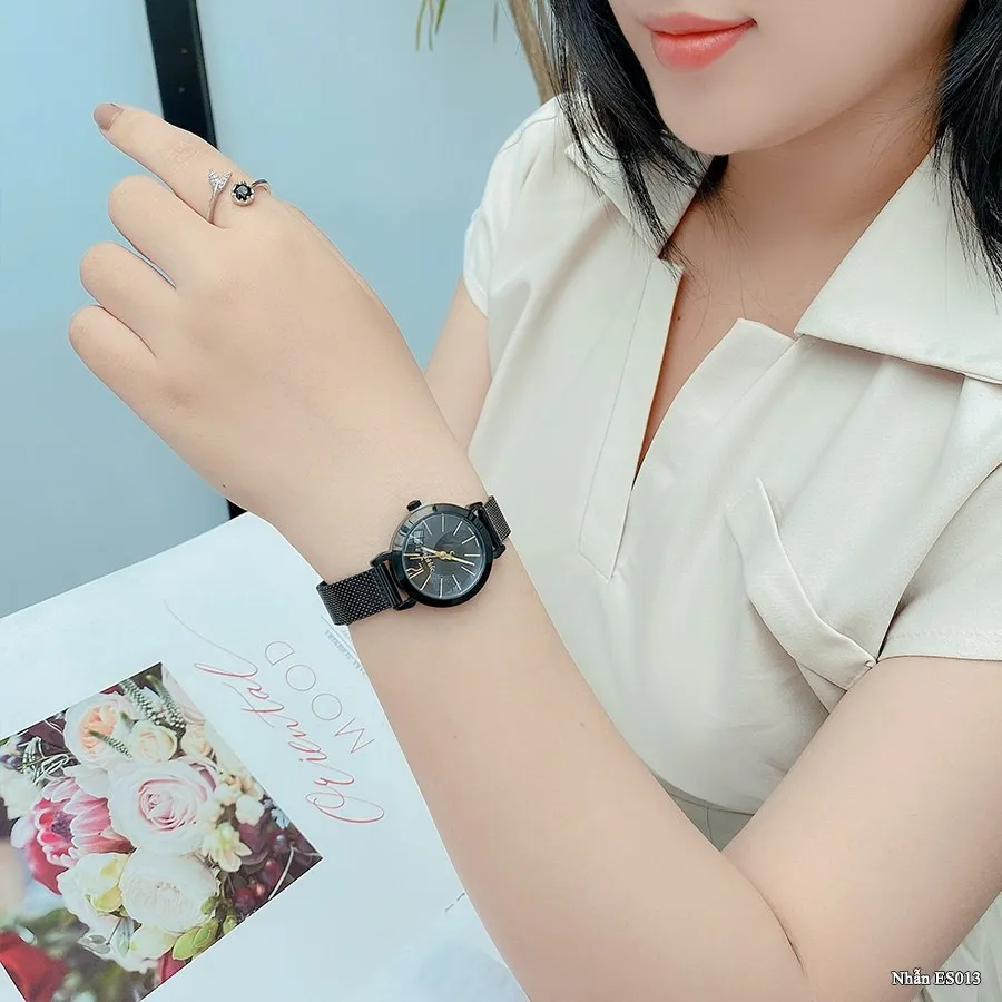 Đồng Hồ Nữ JA-732K Julius Hàn Quốc Dây Thép