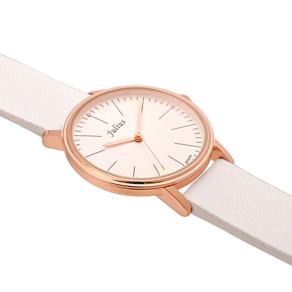 Đồng Hồ Nữ JA-814 Julius Hàn Quốc Dây Da (4 Màu)