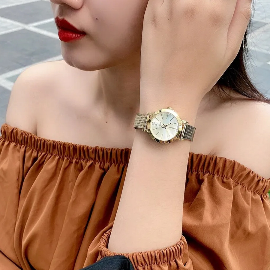 Đồng Hồ Nữ JA-732D Julius Hàn Quốc Dây Thép
