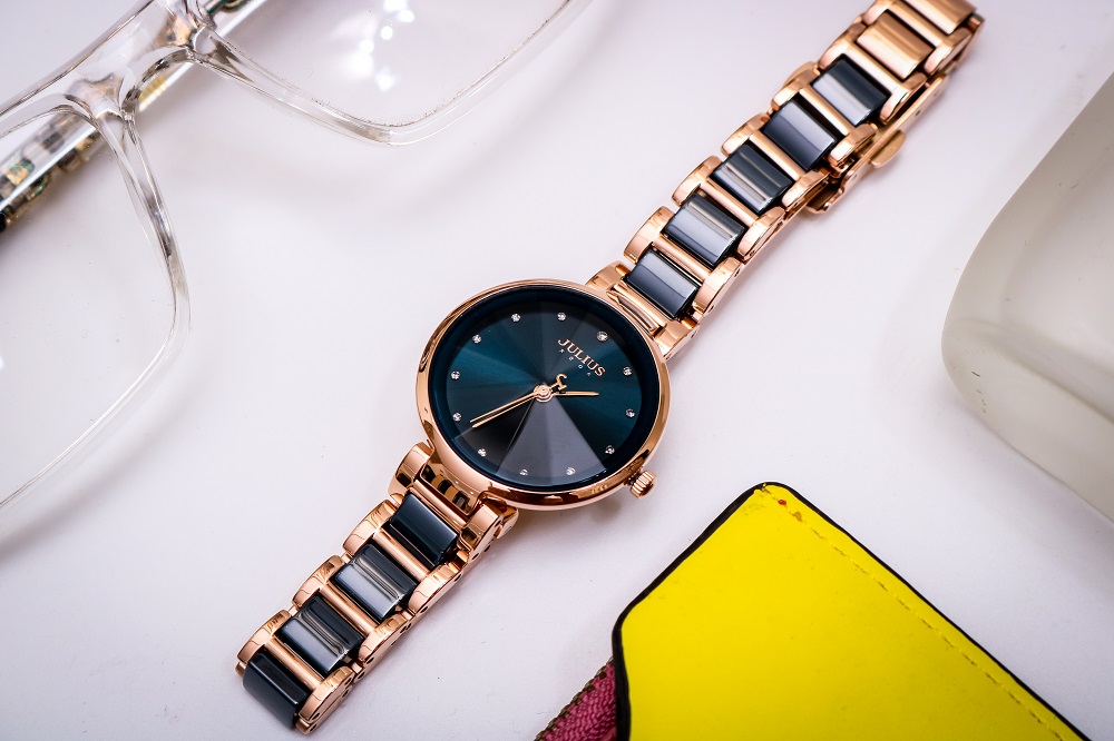 Combo Đồng Hồ Nữ JA-1209C Julius + Vòng Tay Julius JSB078