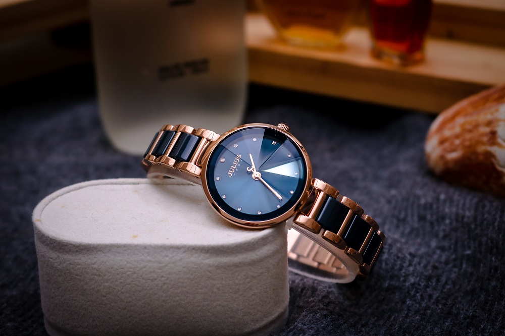 Combo Đồng Hồ Nữ JA-1209C Julius + Vòng Tay Julius JSB078