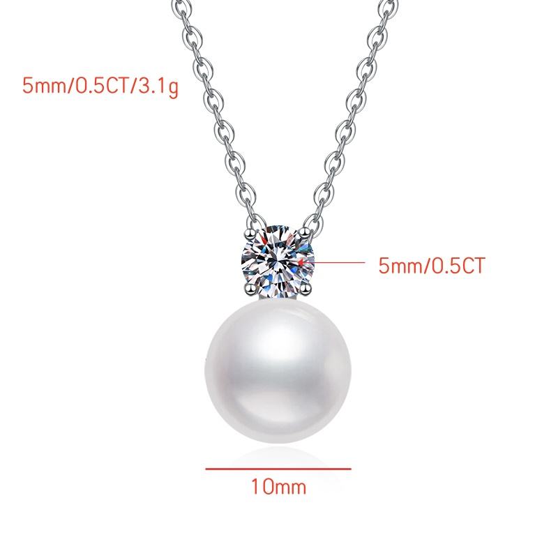 Dây chuyền Moissanite Cao Cấp  ESME ES451-ZZHK004