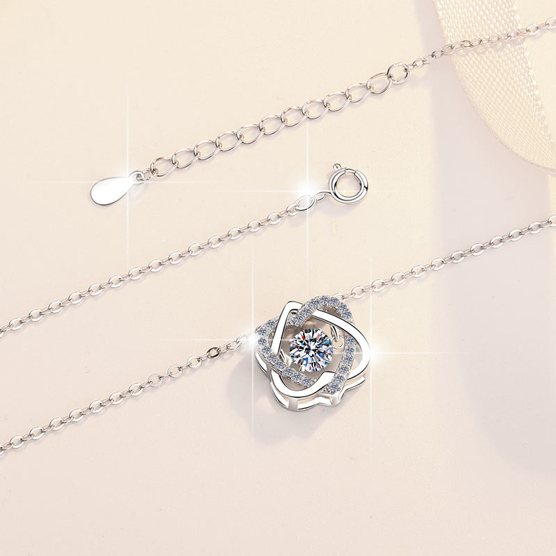 Dây chuyền Moissanite Cao Cấp  ESME ES448-HK047