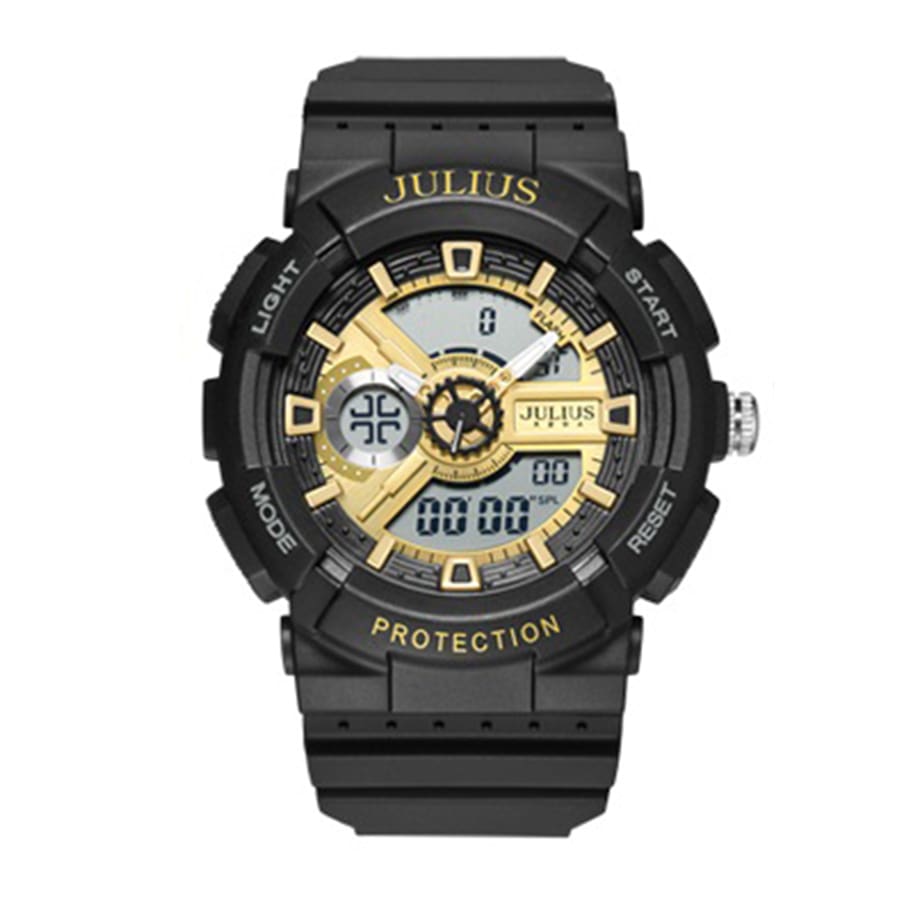 Đồng Hồ Nam JA-1299D Julius Hàn Quốc (Đen)