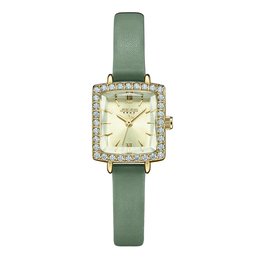 Đồng Hồ Julius JA-1426 Hàn Quốc Dây Da (3 màu)