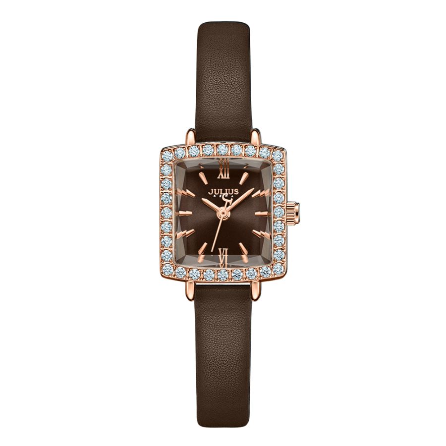 Đồng Hồ Julius JA-1426 Hàn Quốc Dây Da (3 màu)