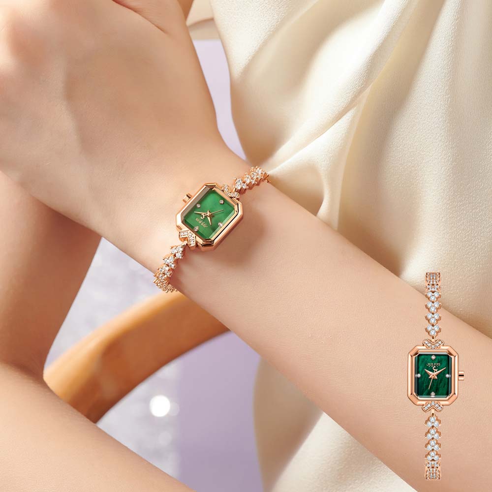 Combo Đồng Hồ Nữ JA-1437 Julius + Nữ Trang JSP0008