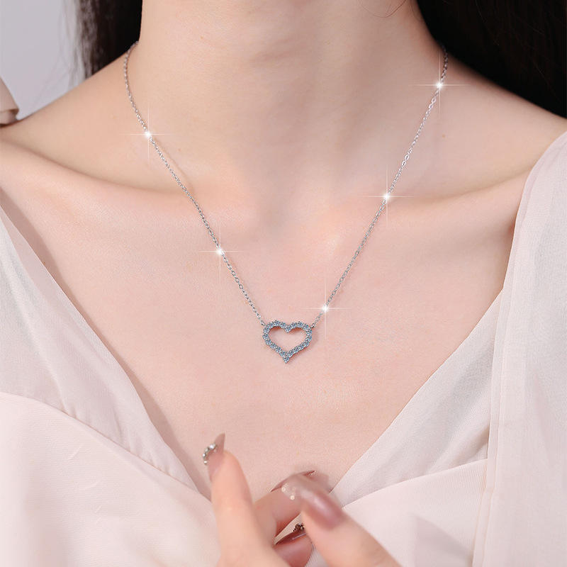 Dây chuyền Moissanite Cao Cấp  ESME ES450-HK069