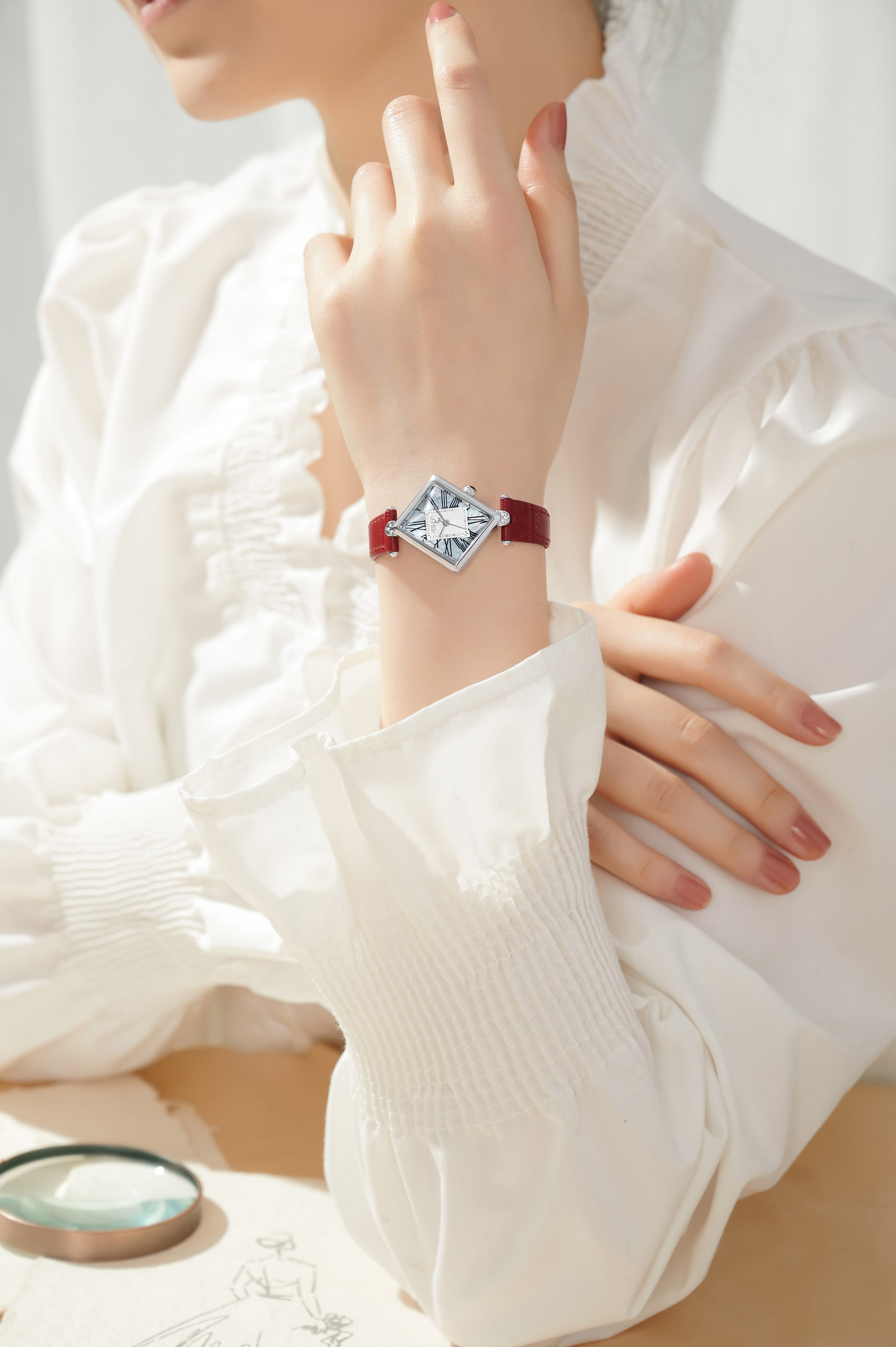 Combo Đồng Hồ Nữ JA-1527A Julius  + Nữ Trang ESME ES482