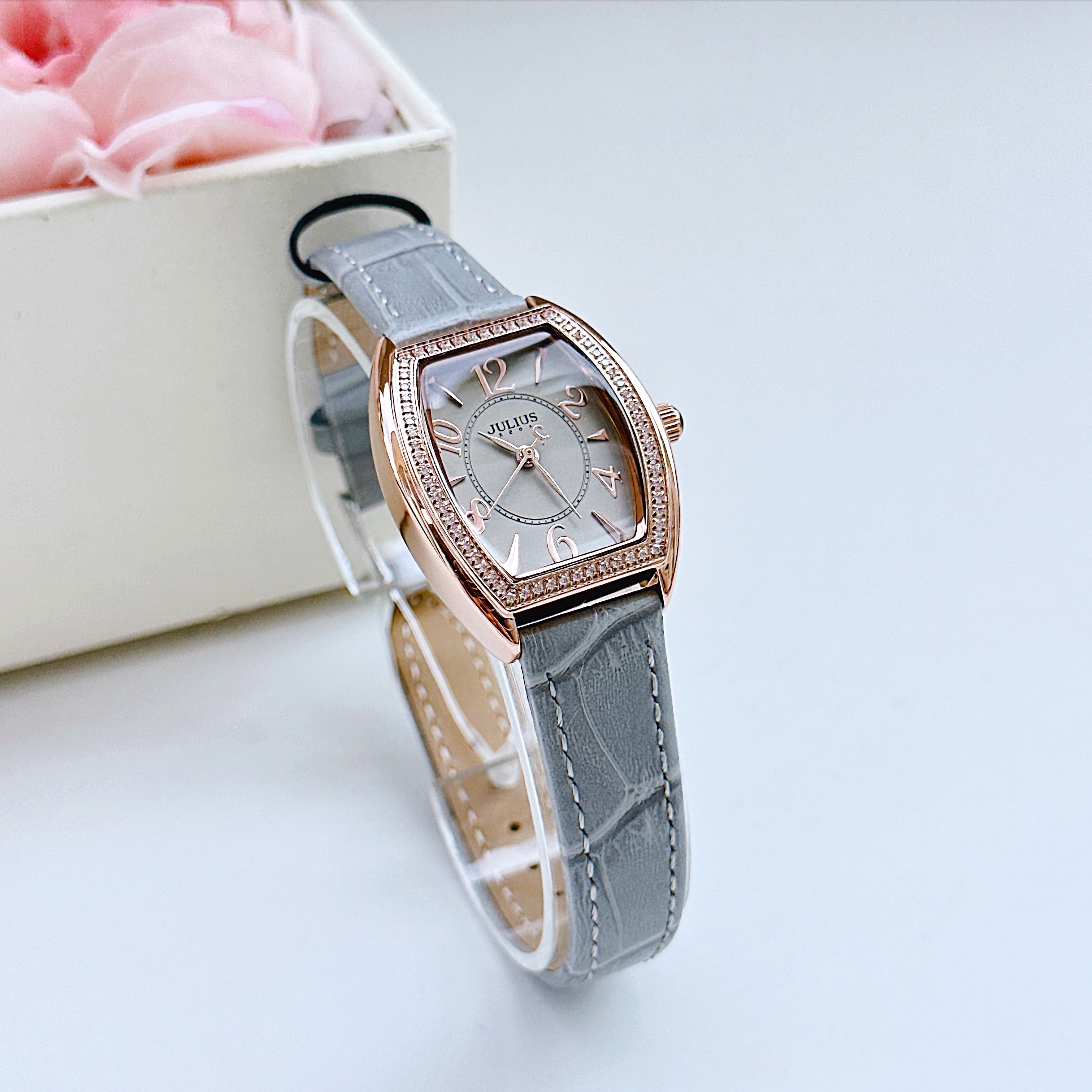 [New Arrival] Đồng Hồ Nữ JA-1590 Julius Dây Da (Nhiều Màu)