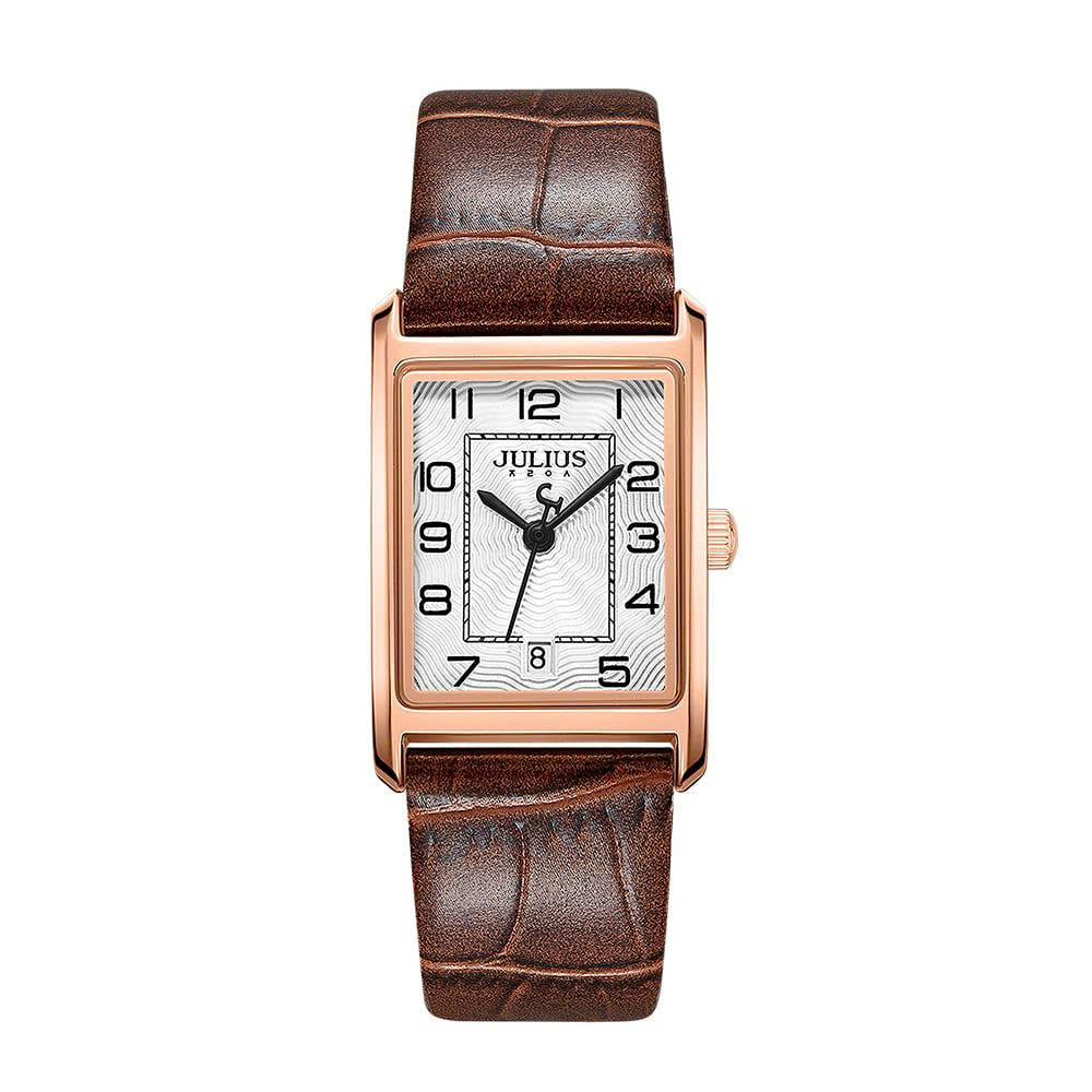 Đồng Hồ Nam JA-1494M Julius Hàn Quuốc Dây Da (2 màu)