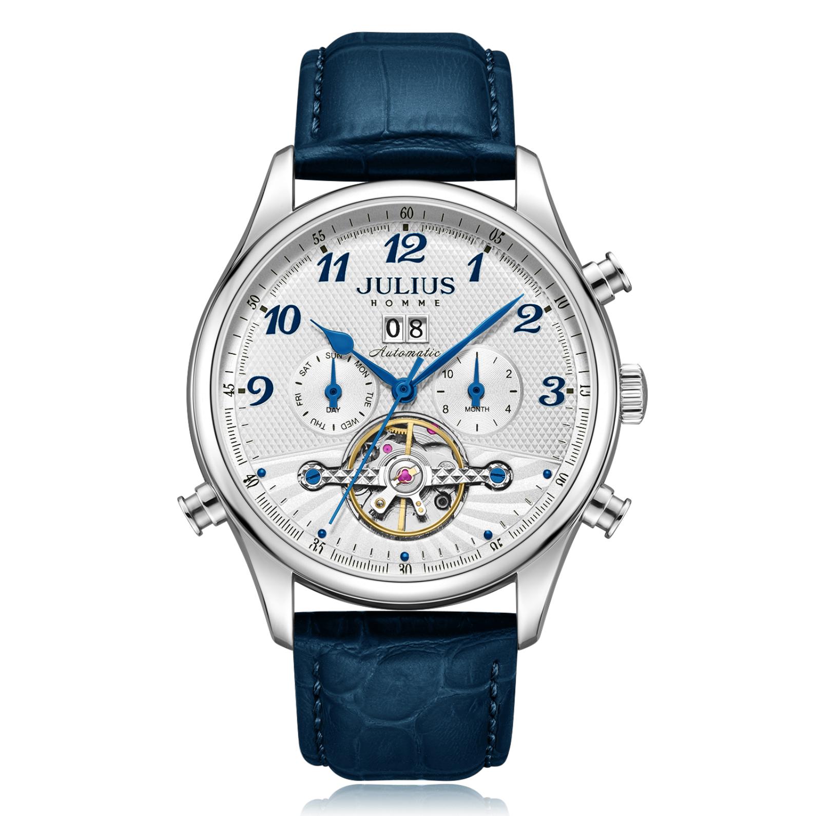 Đồng Hồ Nam Julius JAH-154 Cơ ( 3 Màu )