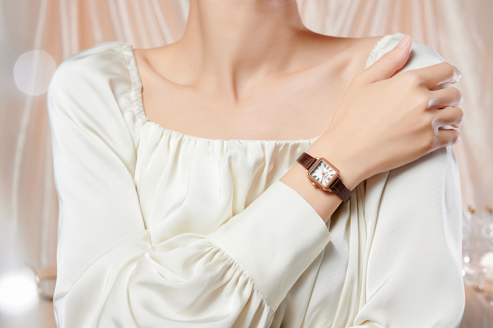 Đồng Hồ Nữ JA-1493B Julius Hàn Quốc Dây Da (Hồng)