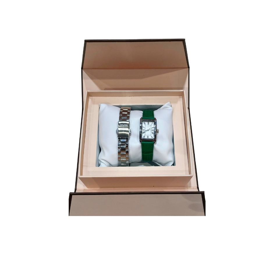 Combo Đồng Hồ  Nữ Julius JA-1338A + Dây Thép