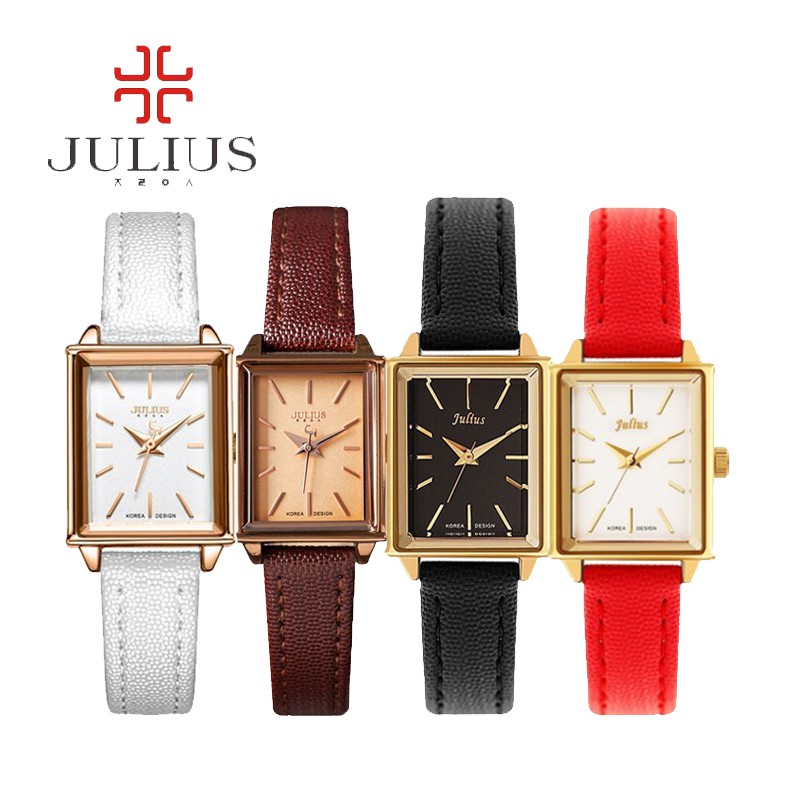Đồng Hồ Nữ JA-787D Julius Hàn Quốc Dây Da