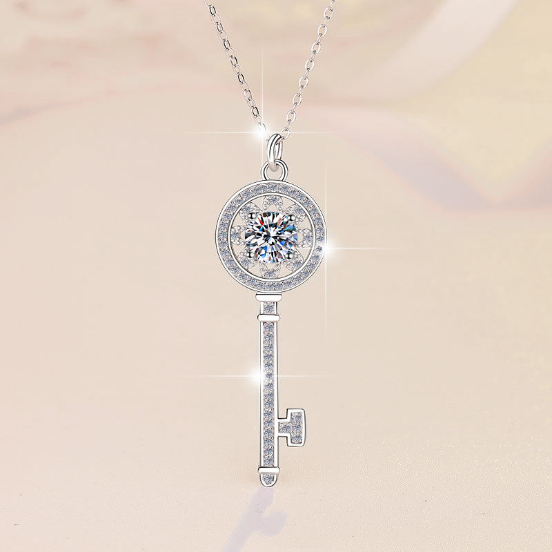 Dây chuyền Moissanite Cao Cấp ES446-HK015
