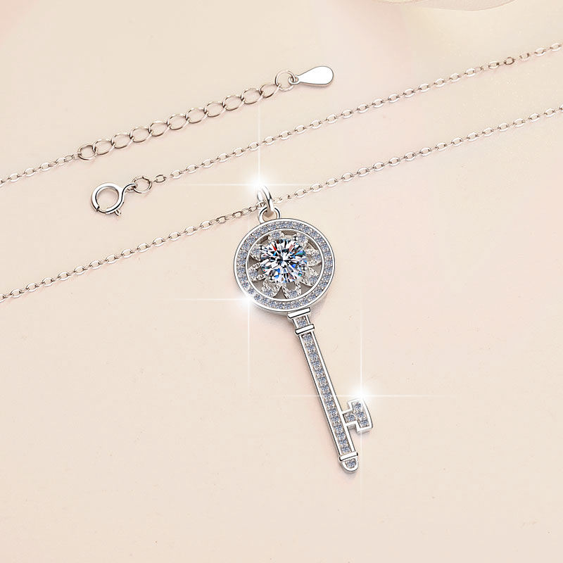 Dây chuyền Moissanite Cao Cấp ES446-HK015