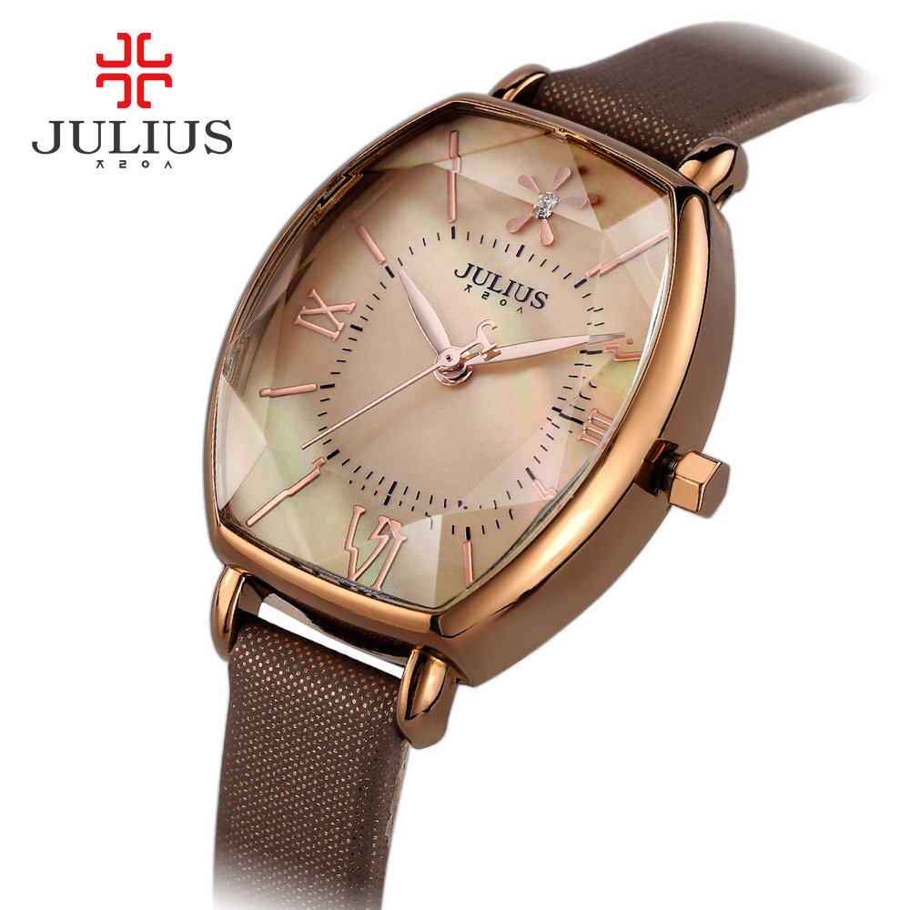 Đồng Hồ Nữ JA-920 Julius Hàn Quốc Dây Da (5 Màu)