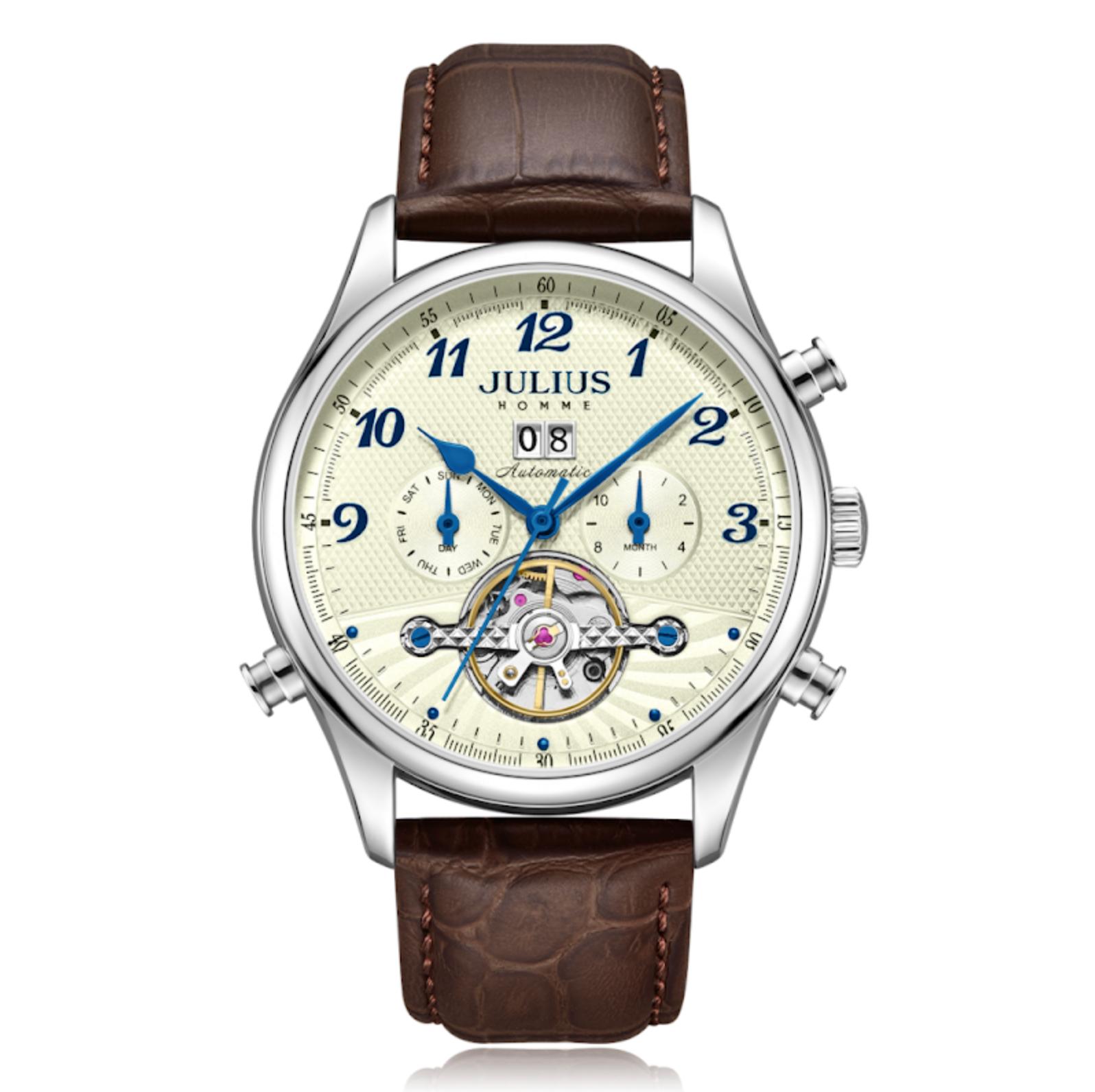 Đồng Hồ Nam Julius JAH-154 Cơ ( 3 Màu )