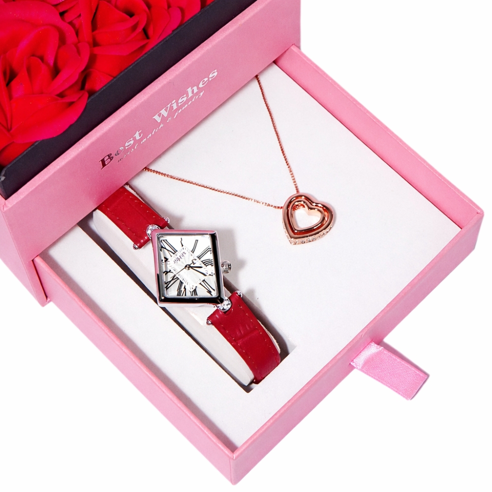 Combo Đồng Hồ Nữ JA-1527A Julius  + Nữ Trang ESME ES482