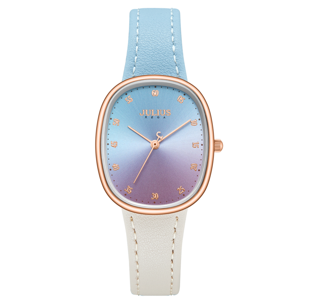 Đồng Hồ Nữ JA-1559 Julius Hàn Quốc Dây Da (4 màu)