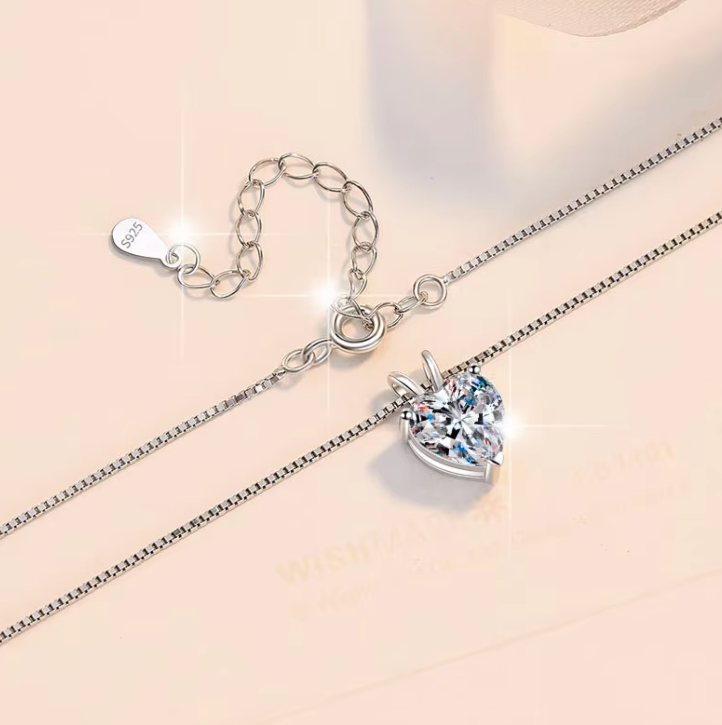 Dây chuyền Moissanite Cao Cấp  ESME  ES454-HK080