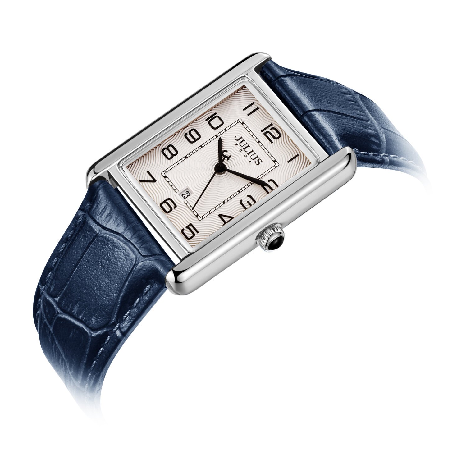 Đồng Hồ Nam JA-1494M Julius Hàn Quuốc Dây Da (2 màu)