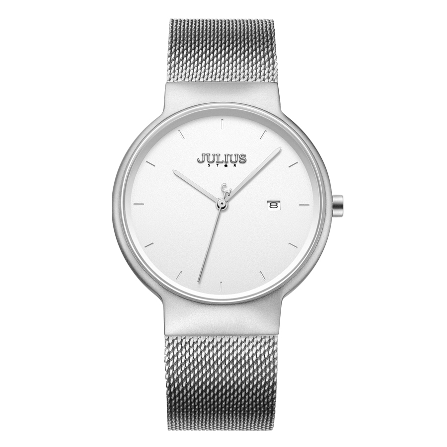Đồng Hồ Nam JS-009M Julius Hàn Quốc Dây Thép (4 Màu)