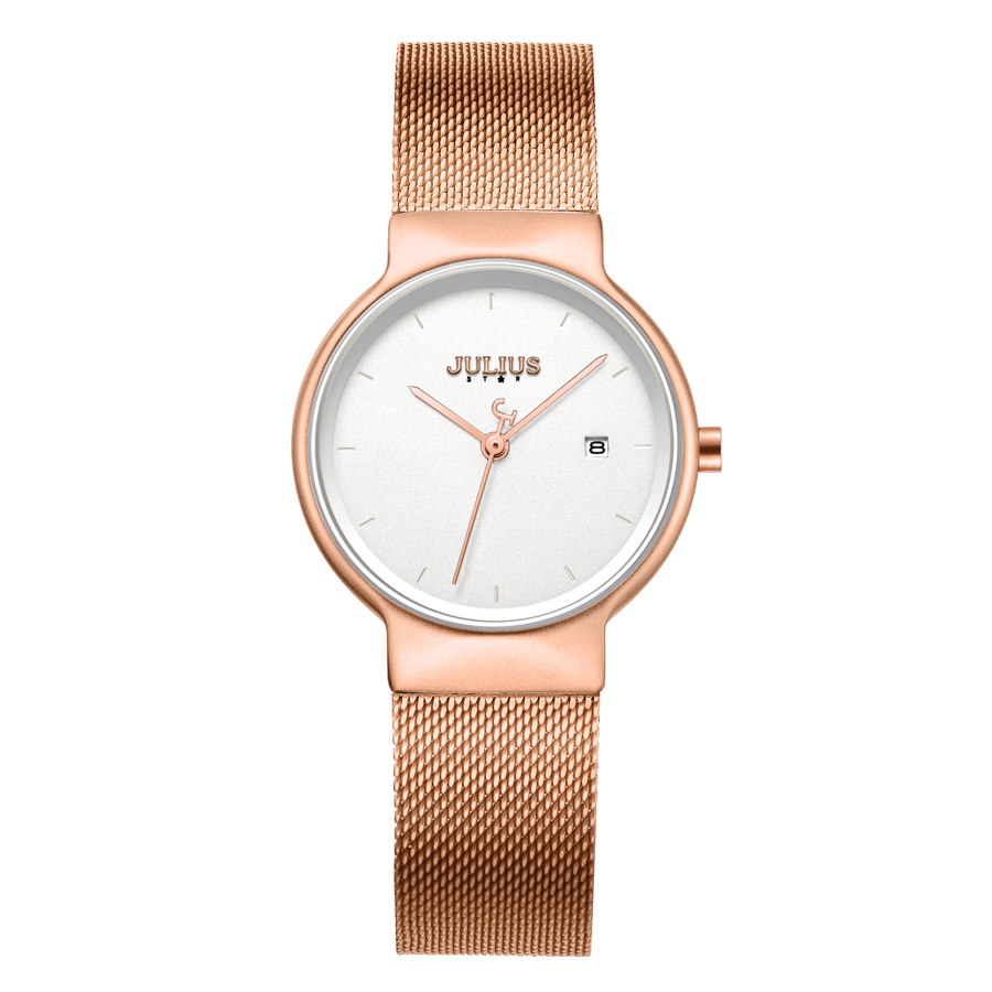 Đồng Hồ JS-009L Julius Hàn Quốc Dây Thép (5 Màu)