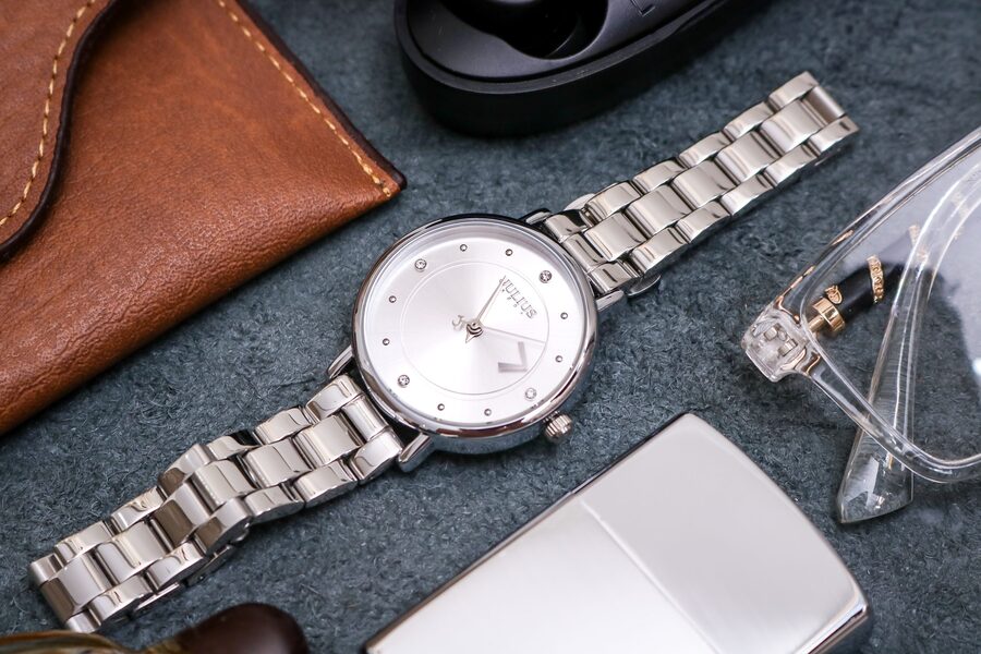 Đồng Hồ Nữ  JA-1248A Julius Hàn Quốc Dây Thép (Bạc)