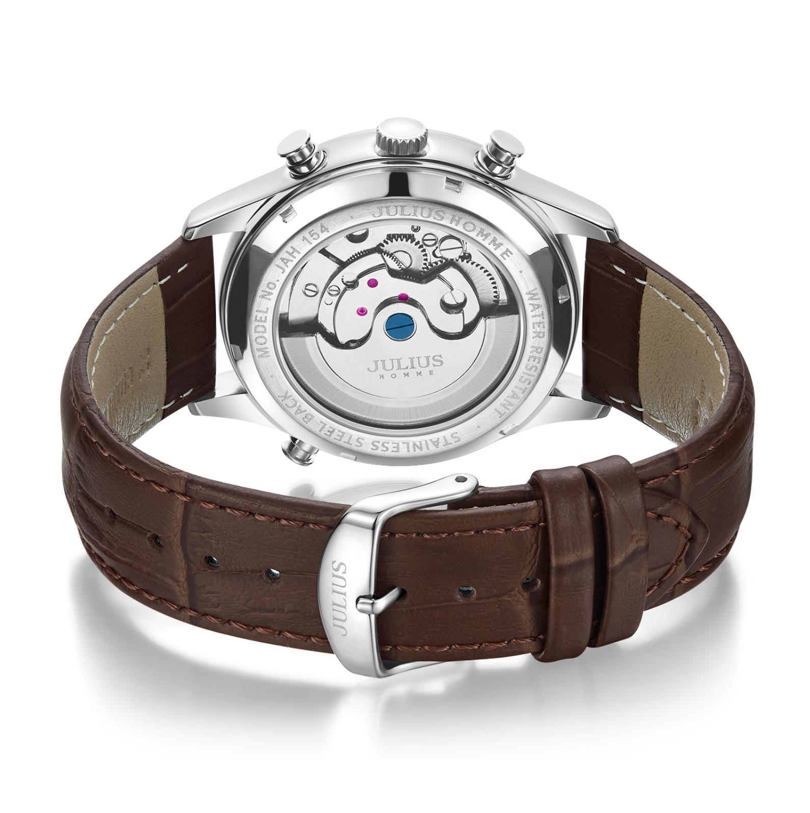 Đồng Hồ Nam Julius JAH-154 Cơ ( 3 Màu )