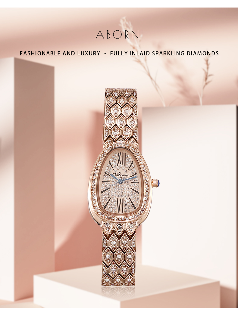 Đồng Hồ Nữ ABORNI YBN-6019 ( 2 MÀU )
