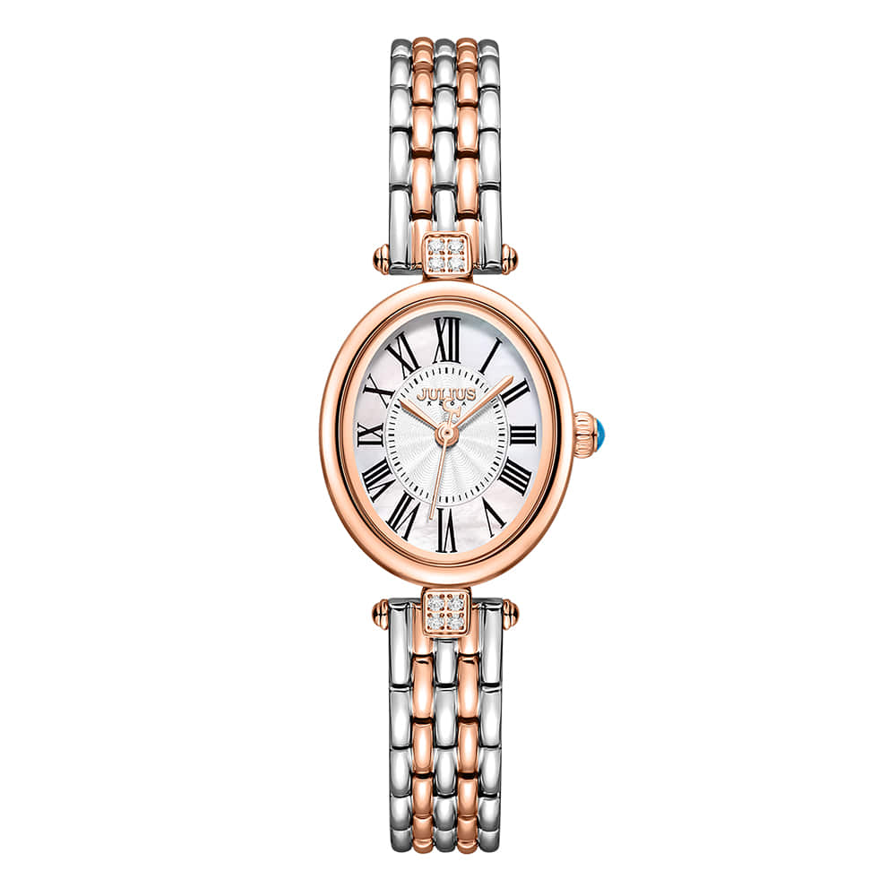 Đồng Hồ Nữ JA-1524 Julius Hàn Quốc Dây Da (3 Màu)