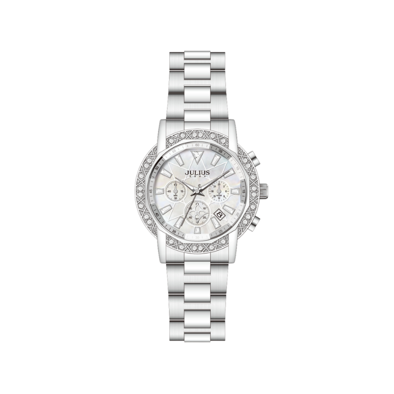Đồng Hồ Nữ JA-1530 Julius Hàn Quốc Dây Thép (3 Màu)