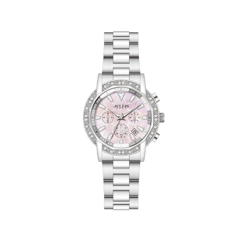 Combo  Đồng Hồ Nữ JA-1530B Julius + Dây Chuyển ESME ES482