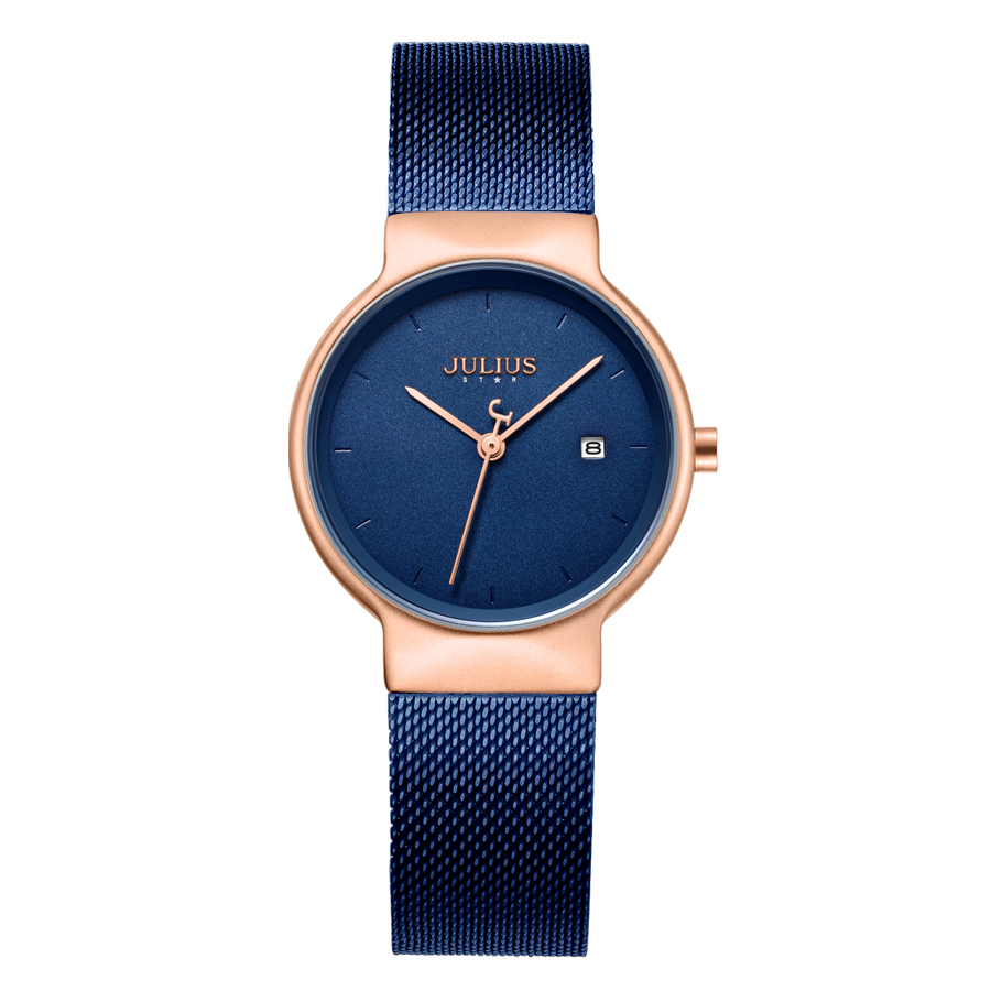 Đồng Hồ JS-009L Julius Hàn Quốc Dây Thép (5 Màu)
