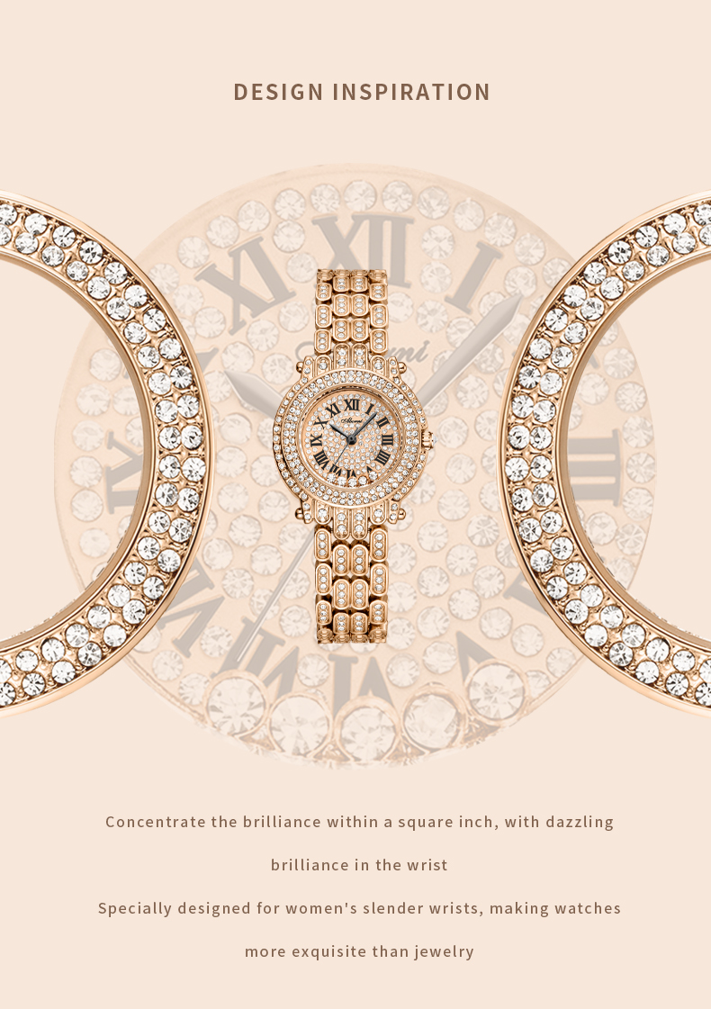 Đồng Hồ Nữ ABORNI YBN-8858 ( 2 MÀU )